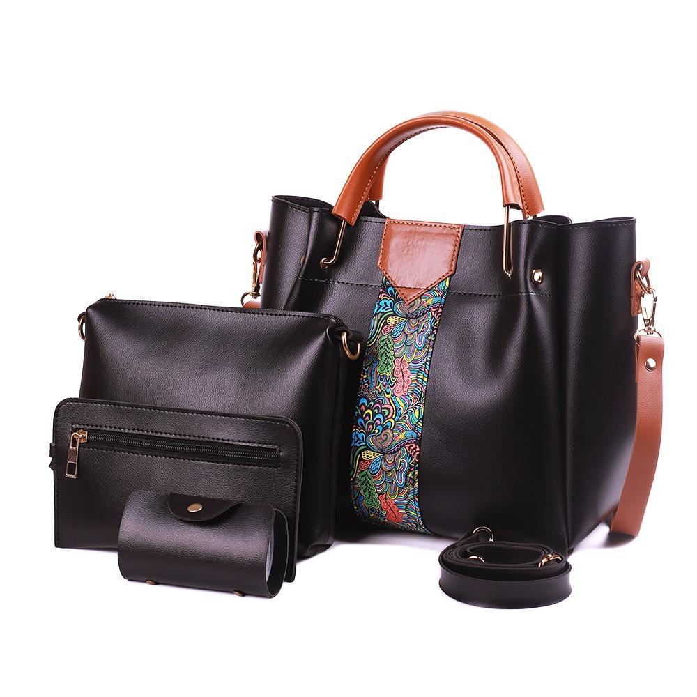 Women's PU Leather Grain Pattern Bag