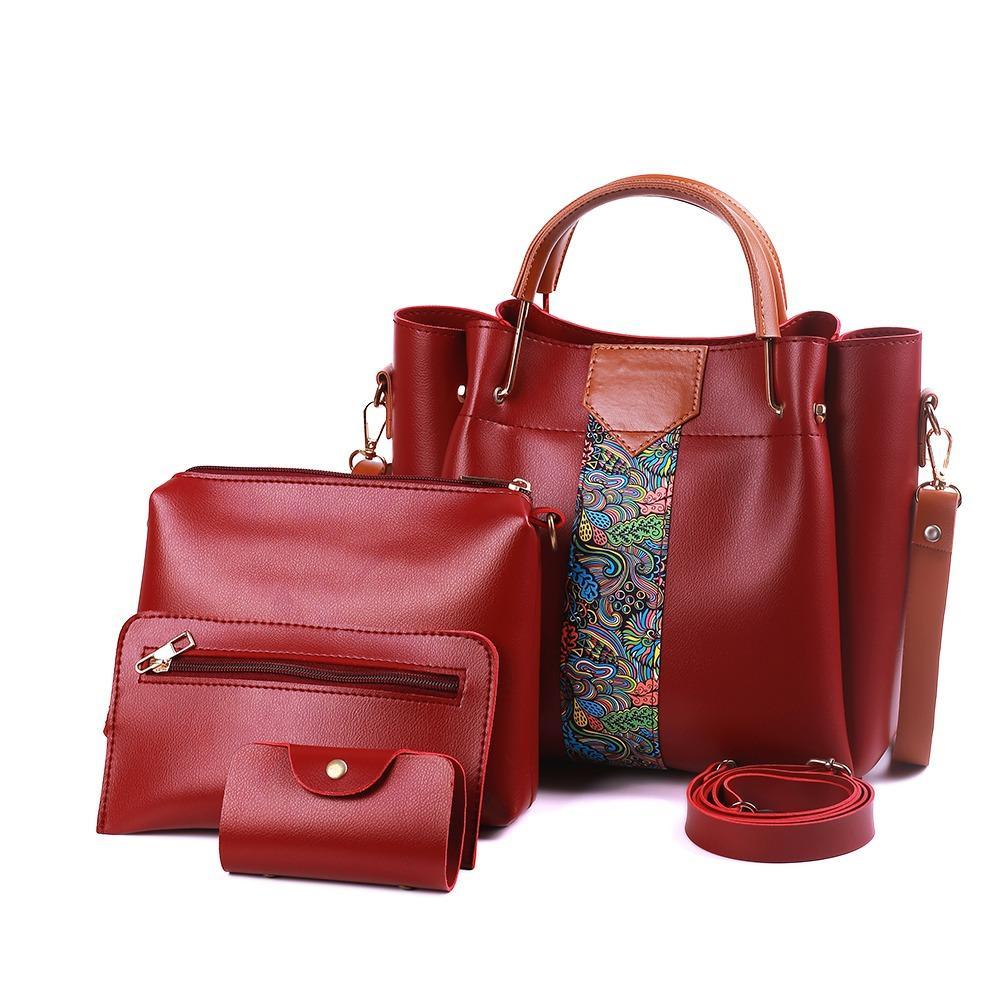 Women's PU Leather Grain Pattern Bag