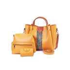 Women's PU Leather Grain Pattern Bag The Max Mall