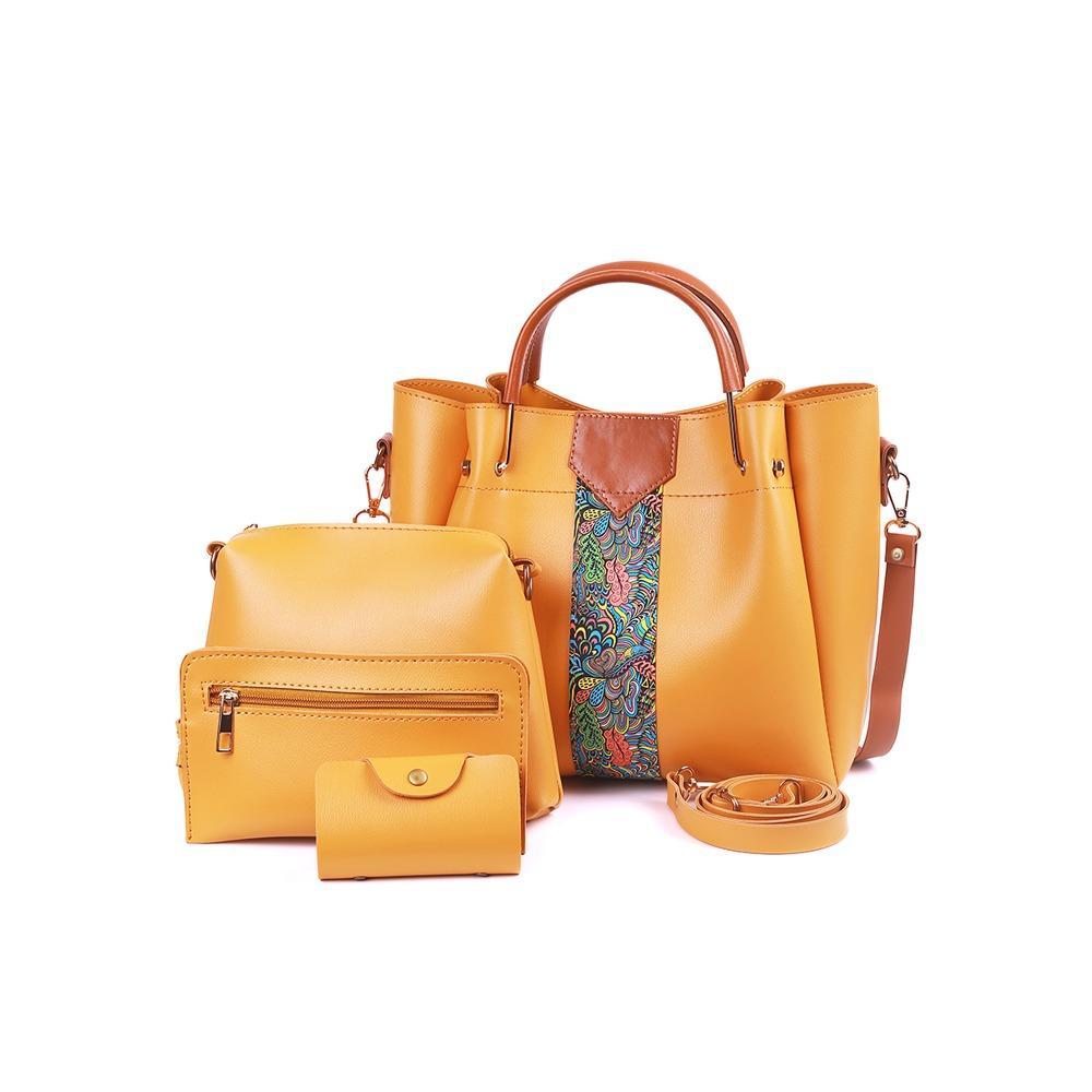 Women's PU Leather Grain Pattern Bag