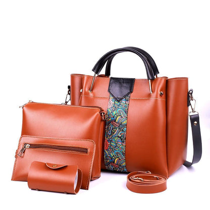 Women's PU Leather Grain Pattern Bag