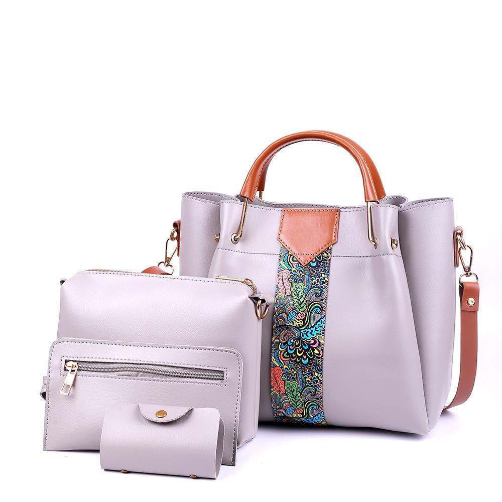 Women's PU Leather Grain Pattern Bag