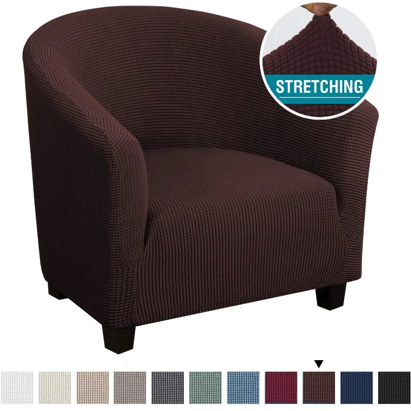 Anti-Slip Polyester Sofa Cover - Stretch Accent Chair Slipcover