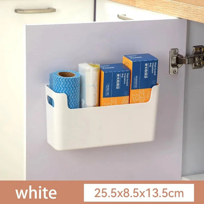 Kitchen cabinets are classified and organized into storage boxes for dishes