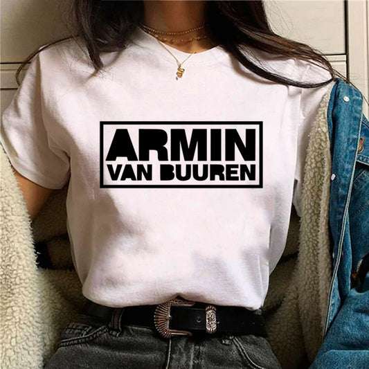 Armin Van Buuren t-shirts women graphic Tee female anime manga funny clothes