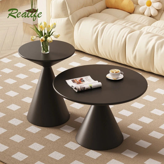BOMP Round Coffee Table - Minimalist Modern Metal