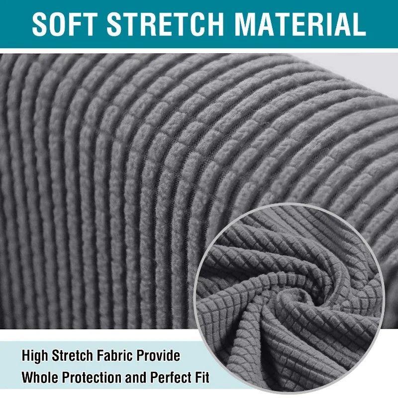 Anti-Slip Polyester Sofa Cover - Stretch Accent Chair Slipcover