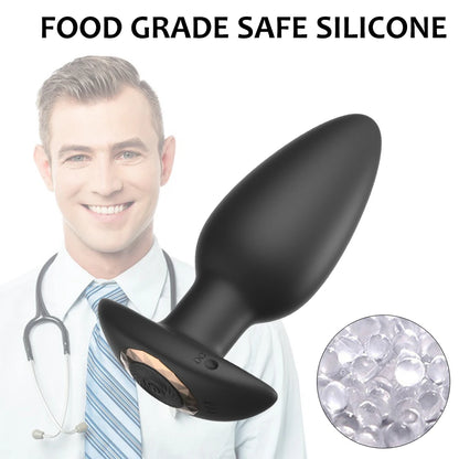 Wireless Remote Control Vibrating Anal Butt Plug Prostate Massager Sex Toys