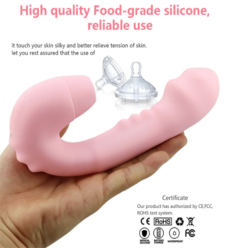 10 Speeds Clit Sucker Vagina Sucking AV Massage Vibrators Oral Sex