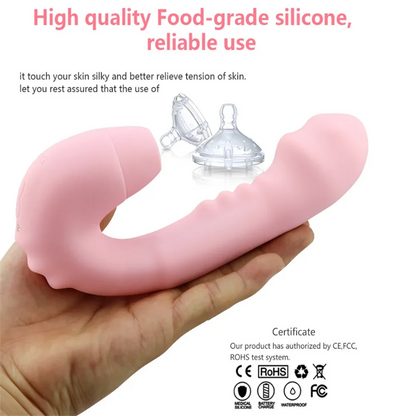 10 Speeds Clit Sucker Vagina Sucking AV Massage Vibrators Oral Sex