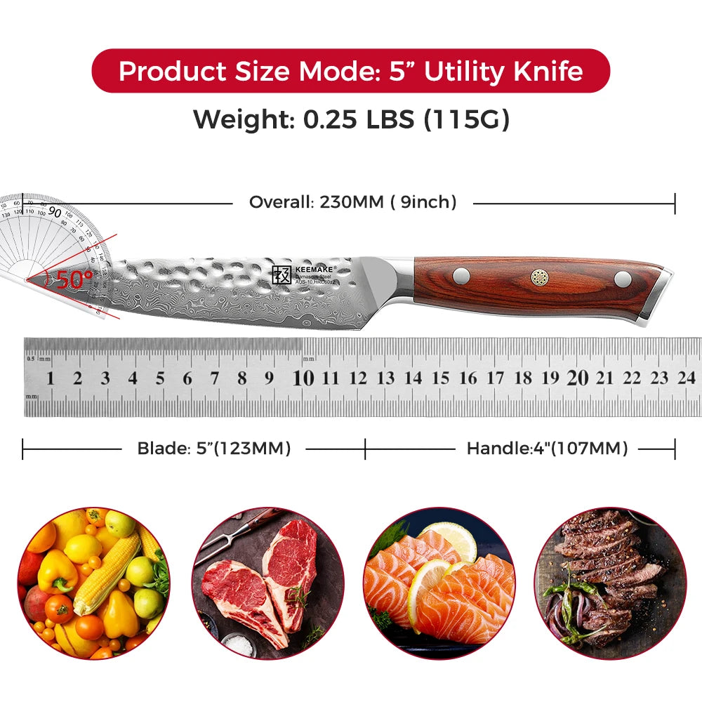 KEEMAKE Kitchen Knives 1-4PCS/Set