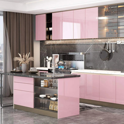 Kitchen Cabinet Pearlescent White Marble Contact Paper Vinyl Self Adhesive