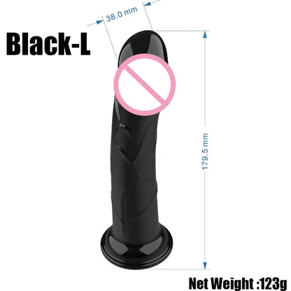 Harness Strap-On 2 Vibration Realistic Dildos Anal G-spot Stimulation