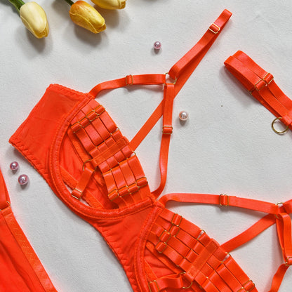 Sexy Lingerie Naked Women Without Censorship 5-Piece Sexy Costume
