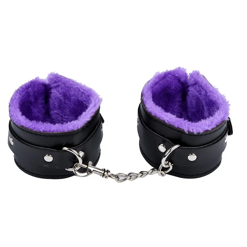 Sm Adult Sex Toys Leather Seven-piece Set Couple Alternative Toys