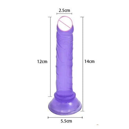Sexy Strap On Dildo Bullet G Spot No Vibrator