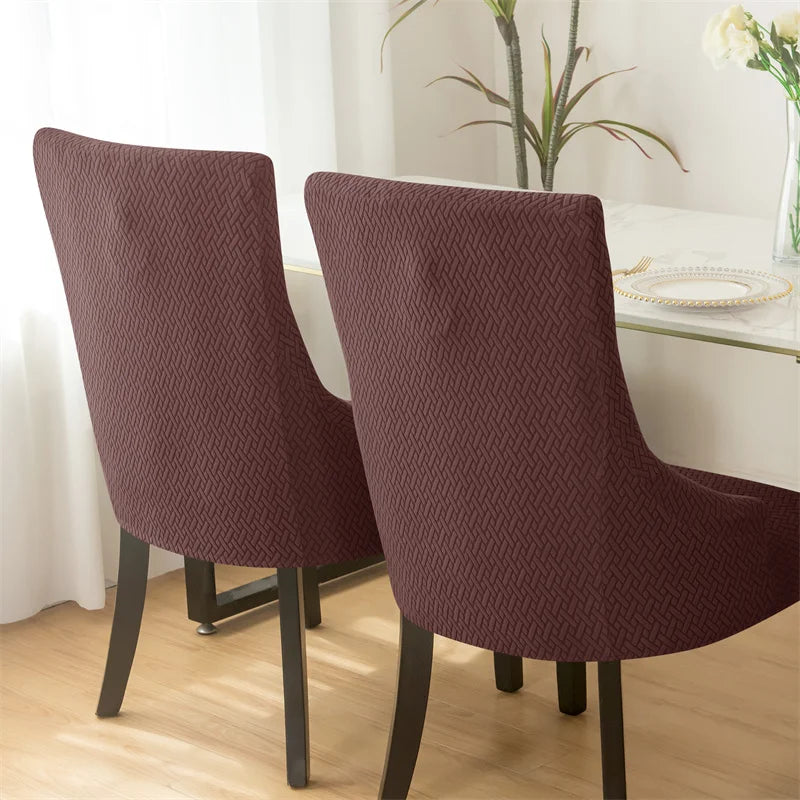 Yupartex Stretch Chair Cover - Jacquard Spandex Slipcover