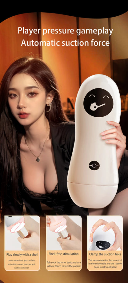 Male Masturbator With Suction Cup Adult Sex Toys