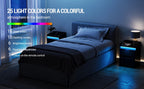 Modern Morocco Nightstand - 2 Drawer White NoEnName_Null