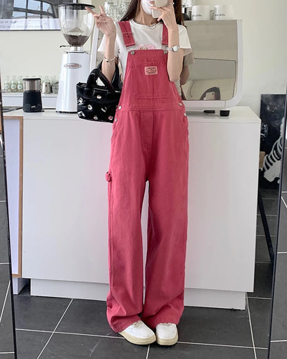 Rose Pink Straight Jeans