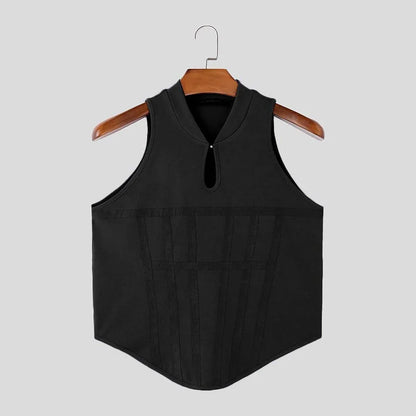 INCERUN Men's Tank Top - Casual Solid