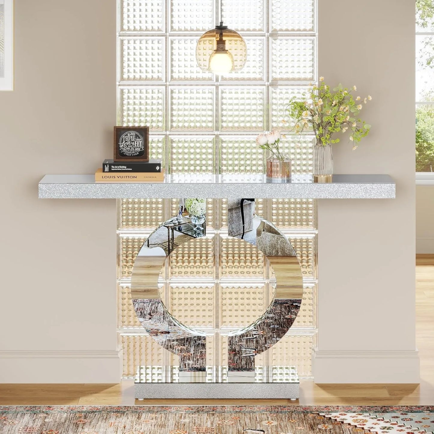 LITTLE TREE Mirrored Console Table