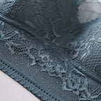 Womens Lace Bra Perspective Bralette Push Up