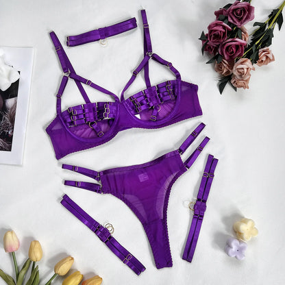 Sexy Lingerie Naked Women Without Censorship 5-Piece Sexy Costume