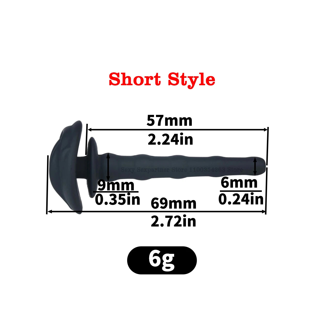 Hollow Silicone Horse Eye Rod Urethral Stimulator Expander Needle