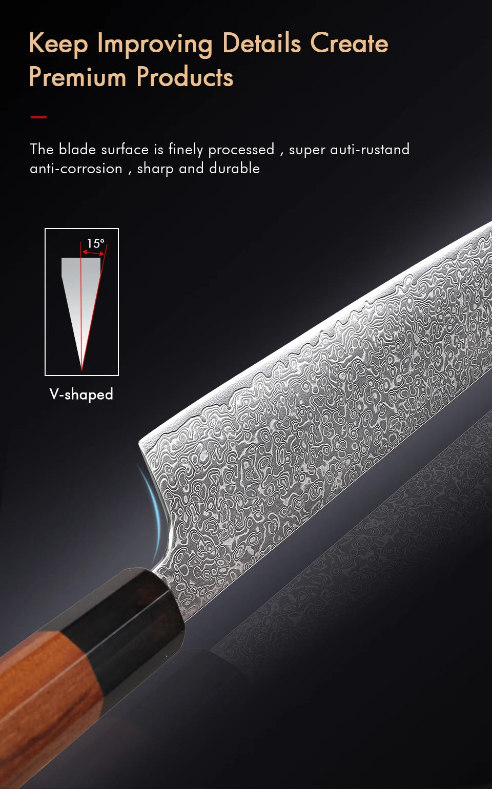 F.YOUNG 8.2" Japanese Kiritsuke Knife - 67-Layer Damascus Steel Professional Chef Knife