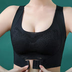 Seamless Push-Up Padded Bra with Lace Detail