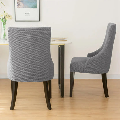 Yupartex Stretch Chair Cover - Jacquard Spandex Slipcover