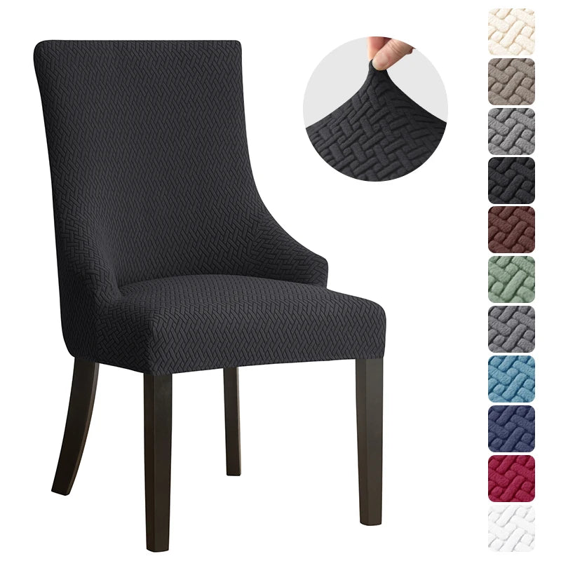 Yupartex Stretch Chair Cover - Jacquard Spandex Slipcover