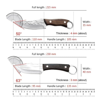Stainless Steel Boning Knives Handmade