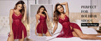 Elegant Lace Babydoll Nightgown