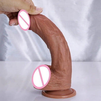 Realistic Cheap Dildo Soft Sexy Silicone Penis