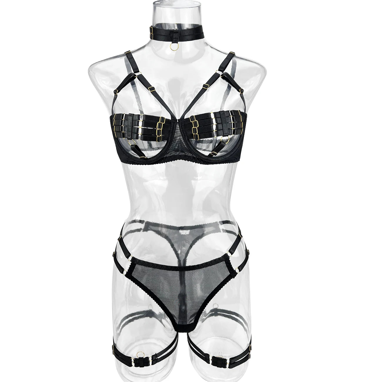 Sexy Lingerie Naked Women Without Censorship 5-Piece Sexy Costume
