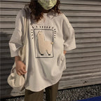 Baggy All-match T-shirts Women Casual Summer Korean Fashion The Max Mall