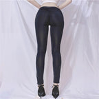 Women's High Waist Sheer Nylon Leggings The Max Mall