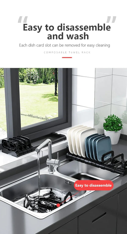 Kitchen Cabinet Dish Storage Rack Drawer