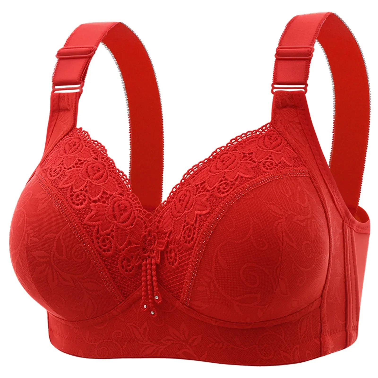 Sexy Lace Seamless Large Size Women's Sports Bra