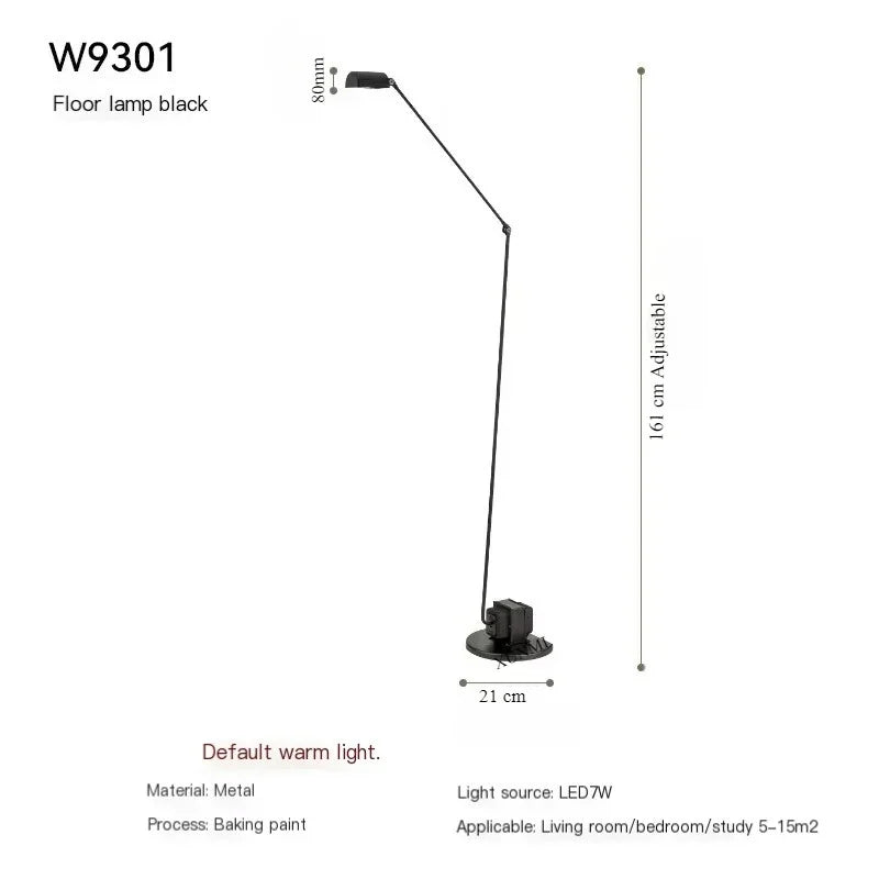 JIANKEXING LED Tall Reading Floor Lamp