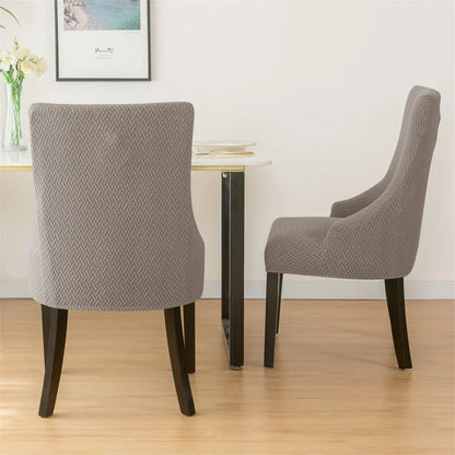 Yupartex Stretch Chair Cover - Jacquard Spandex Slipcover