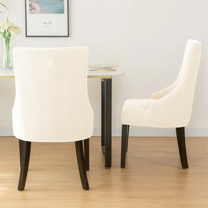 Yupartex Stretch Chair Cover - Jacquard Spandex Slipcover