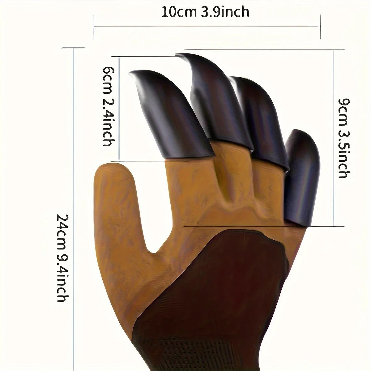 Rubber Claw Gardening Gloves