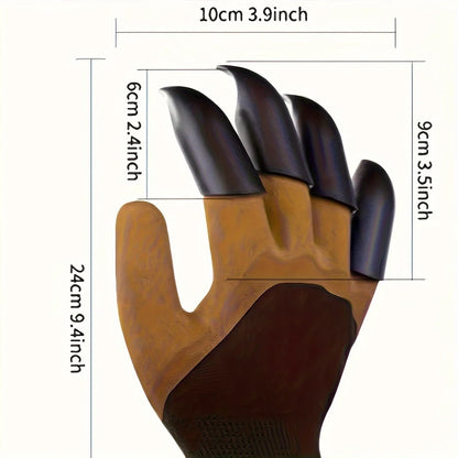 Rubber Claw Gardening Gloves
