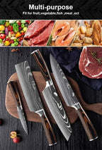 Laser Damascus Kitchen Knife The Max Mall