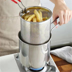 Small Frying Pan With Frying Basket Household Stainless Steel The Max Mall