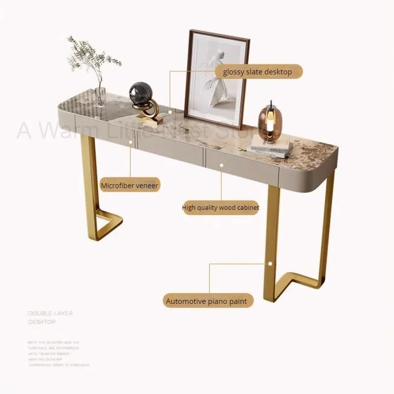 Luxury Glossy Console Table