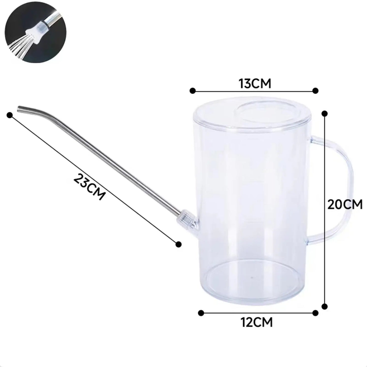 2L Garden Watering Can with Long Spout